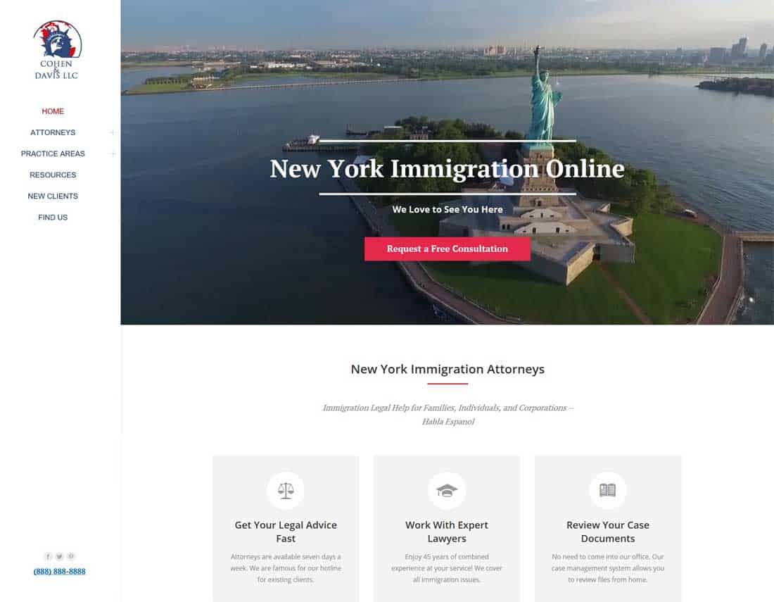 NY Immigration Website