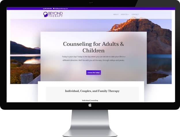 Small Business Websites: Therapist Website
