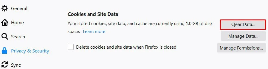 Firefox Browser Cache  Firefox Browser Cache