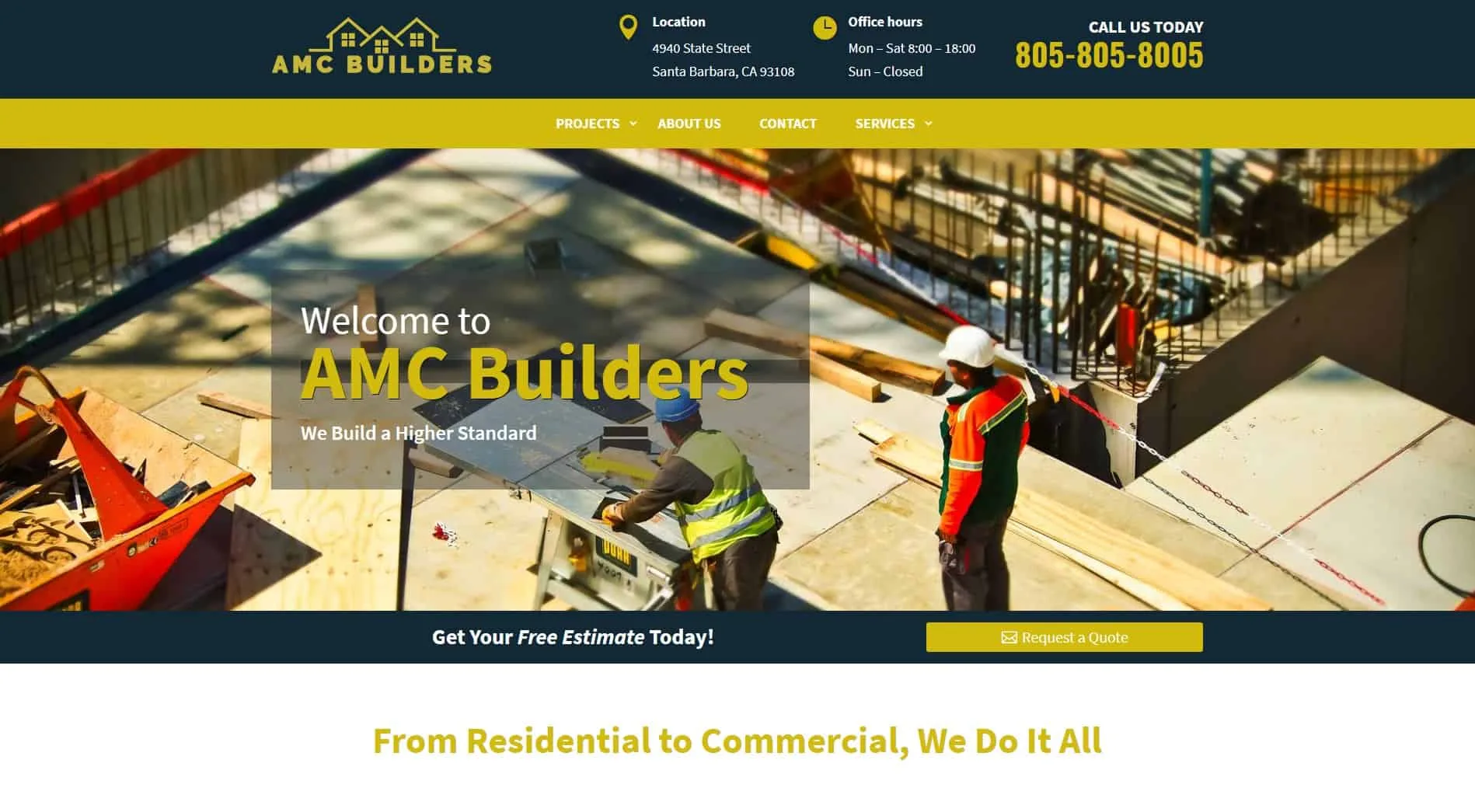 Construction Website