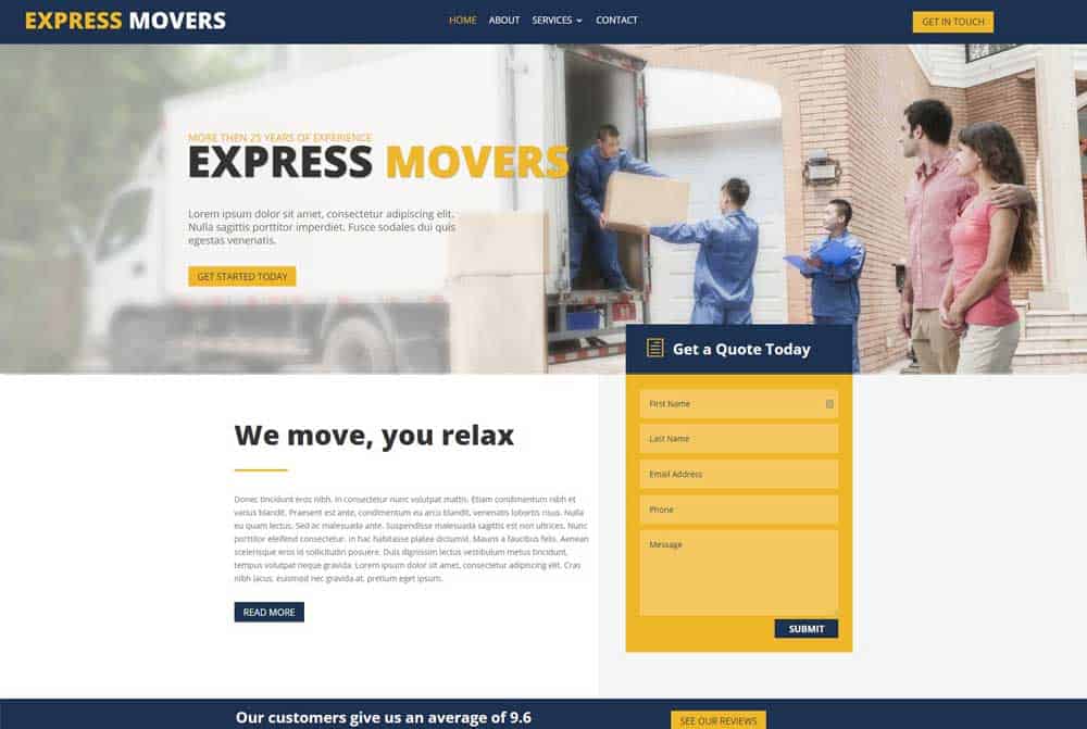 Movers Website