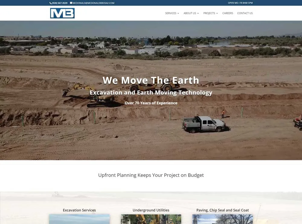 Contractor Website: McDonald Bros Construction