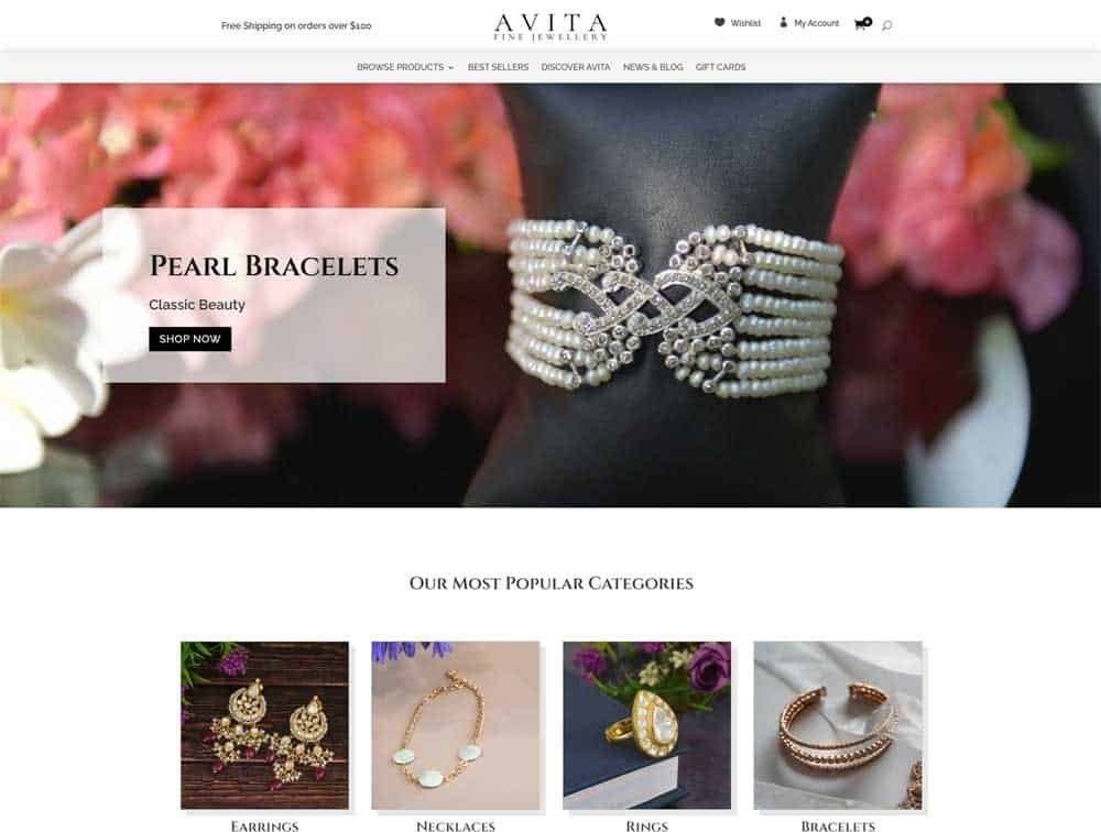 avitastorefeat jewelry online store
