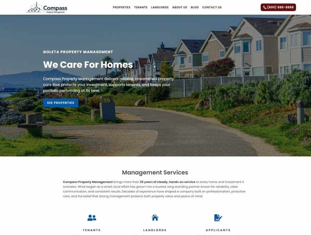 compass-feat Property management website